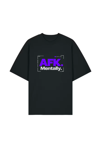 Tricou Oversized Premium Barbati AFK Mentally