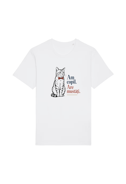 Tricou Basic Dama Am copil. Are mustati
