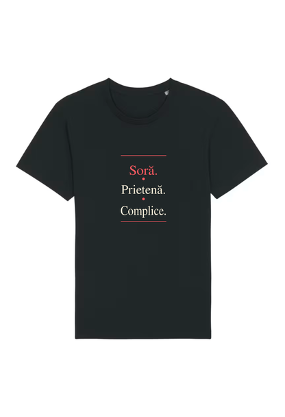 Tricou Basic Dama Sora. Prietena. Complice