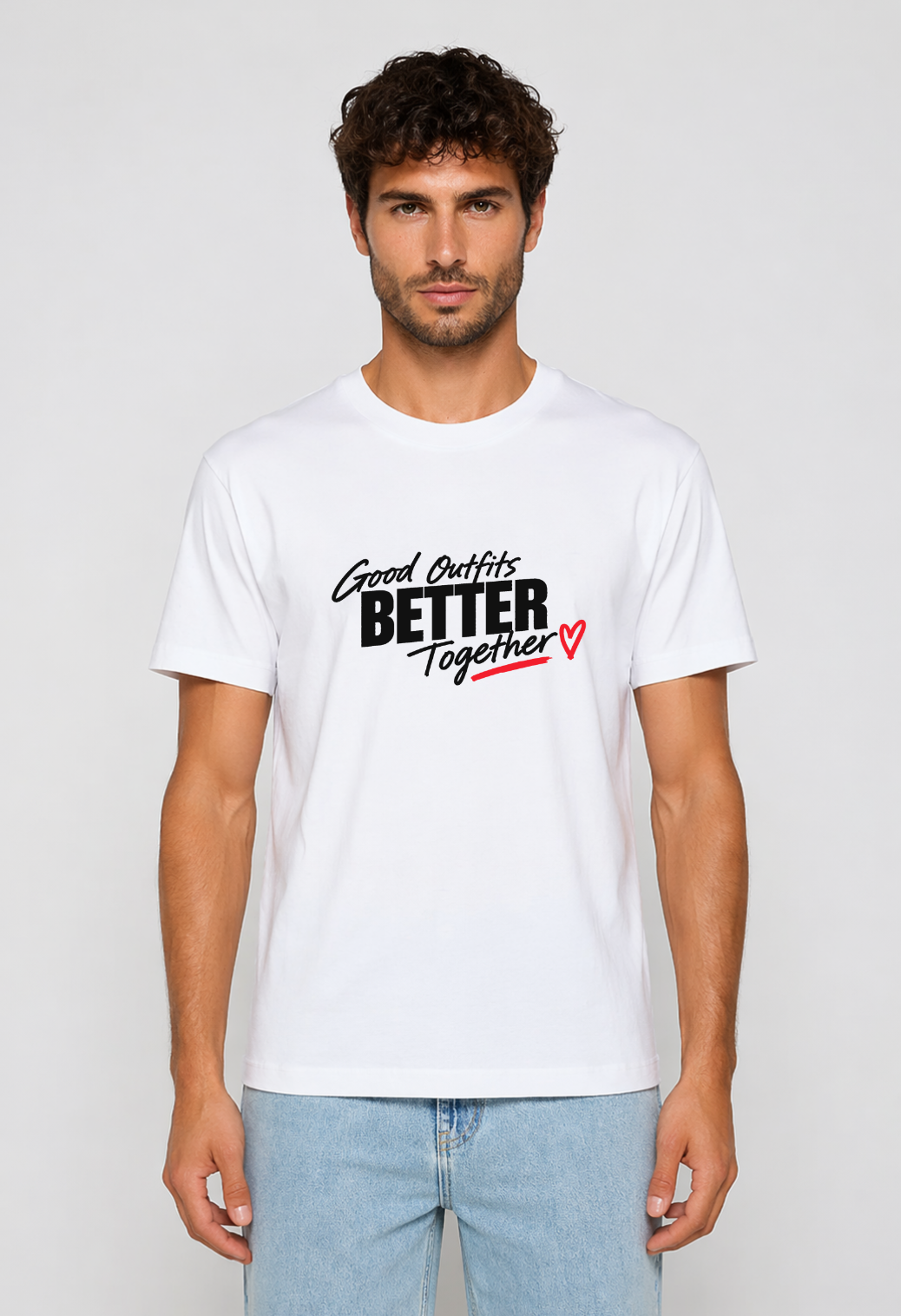 Tricou Basic Barbat Good Outfits - Better Together