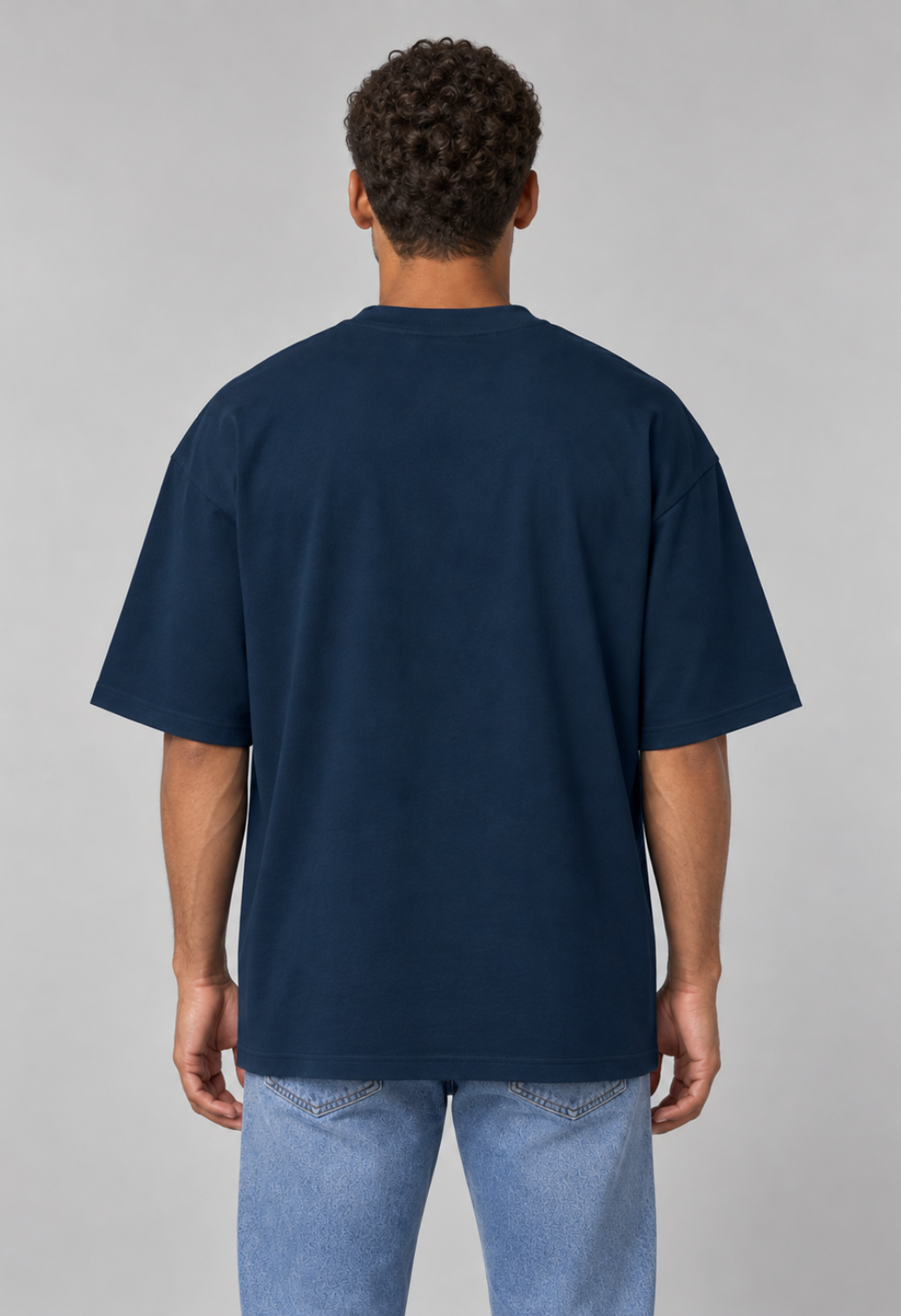 Tricou Oversized Premium Bleumarin Barbat