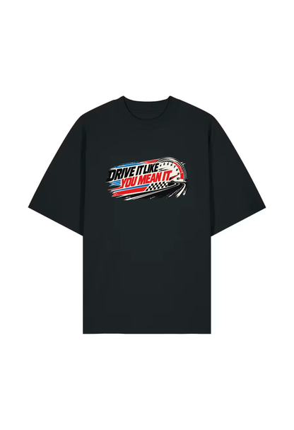 Tricou Oversized Premium Barbat Drive It
