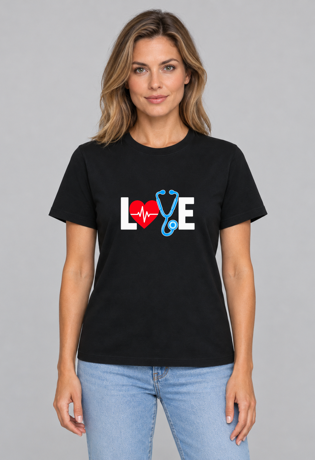 Tricou Basic Dama Love