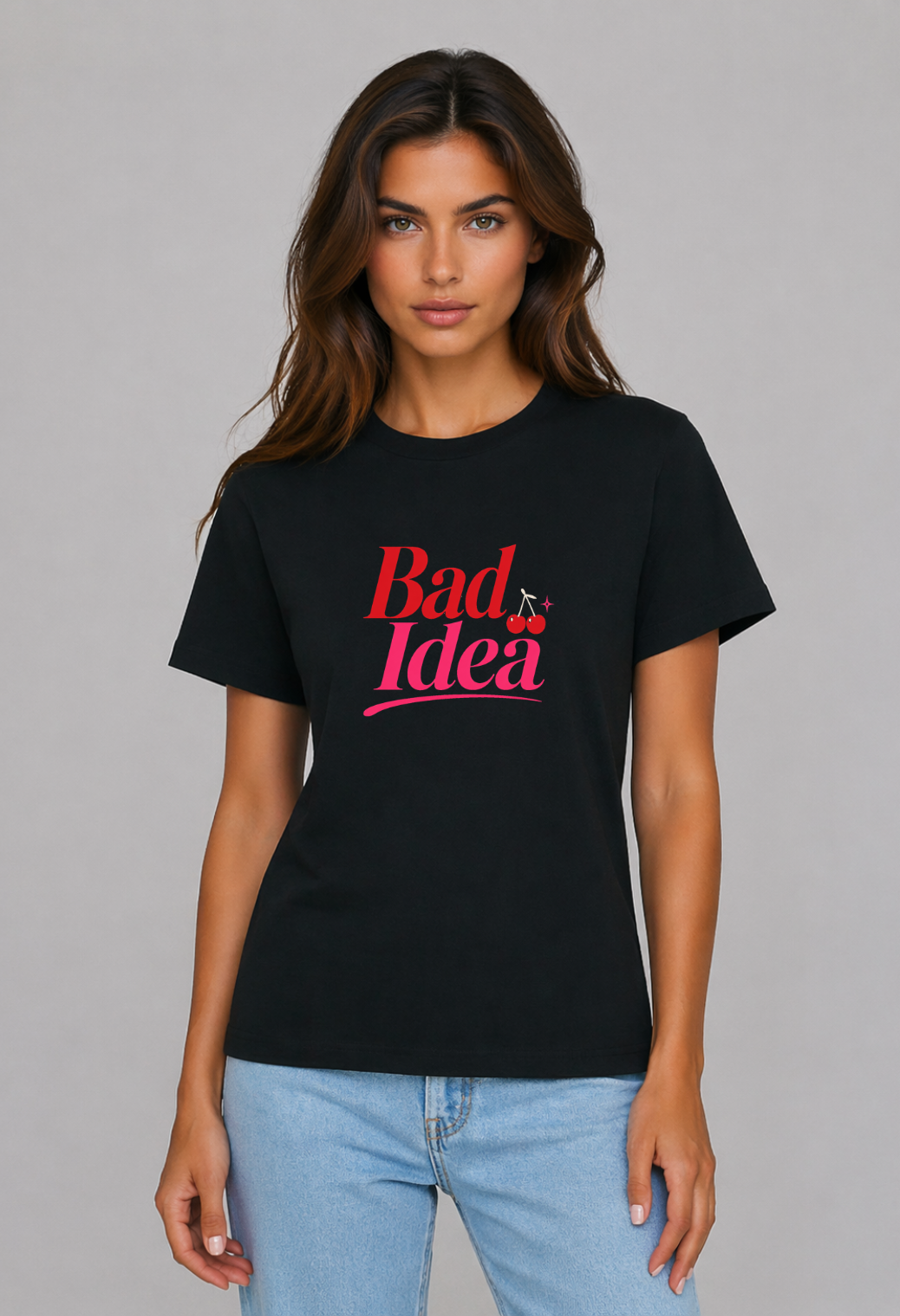 Tricou Basic Dama Bad Idea