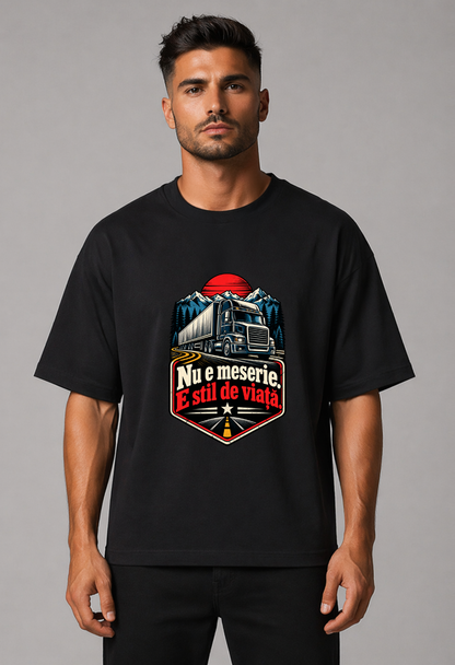 Tricou Oversized Premium Nu e meserie