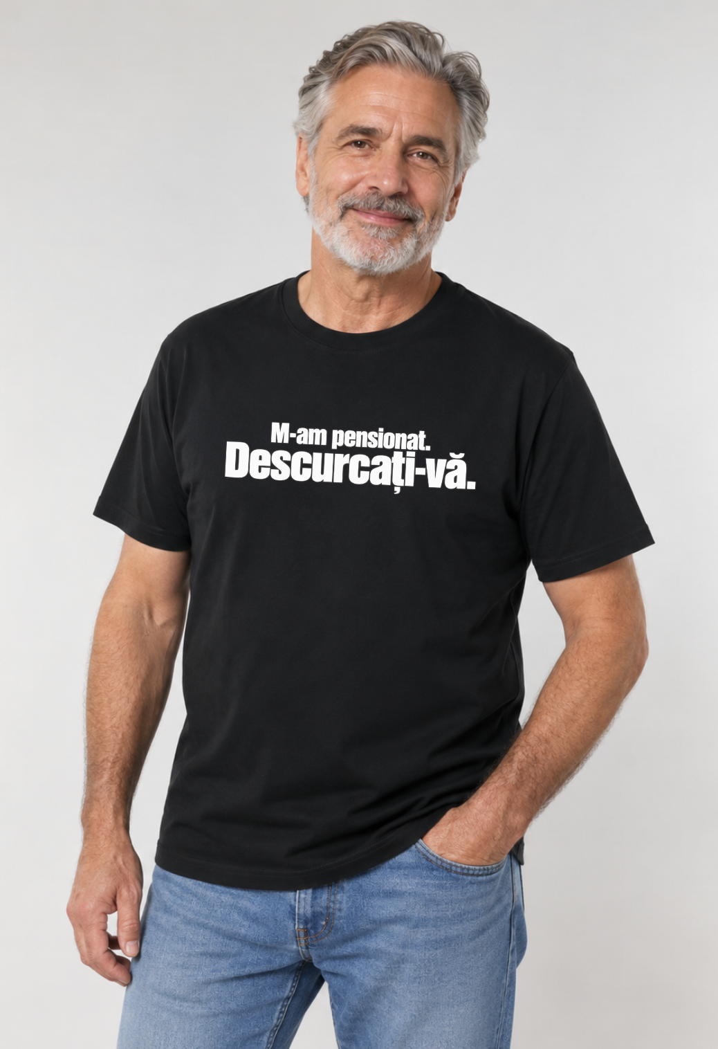 Tricou Basic Barbat M-am pensionat