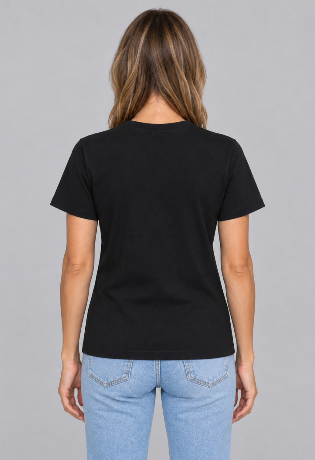 Tricou Basic Negru Dama