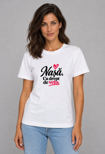 Tricou Basic Dama Nasa cu drept de veto