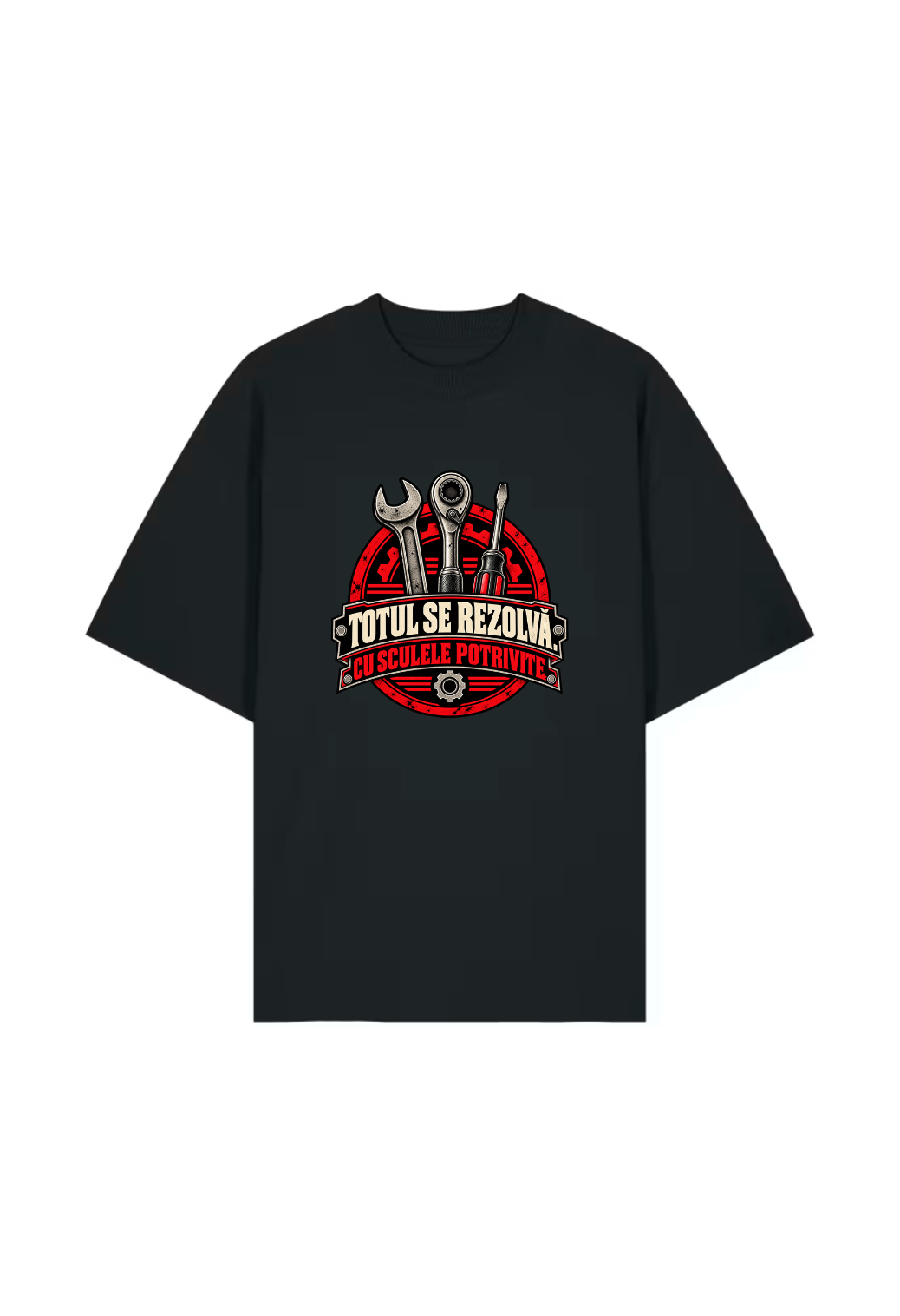 Tricou Oversized Premium Barbati Totul se rezolva