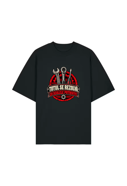 Tricou Oversized Premium Barbati Totul se rezolva