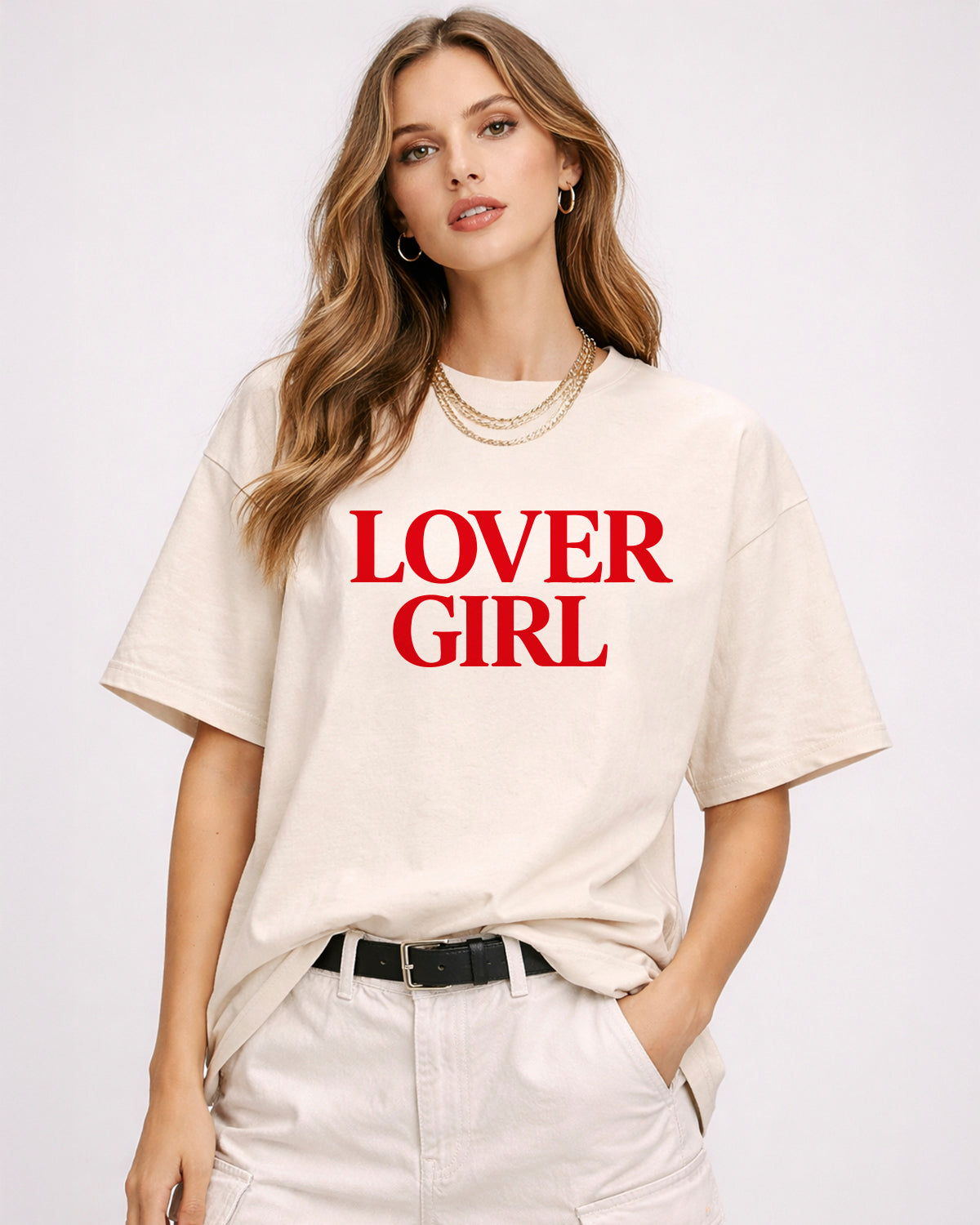 Tricou Oversized Premium Unisex Lover Girl