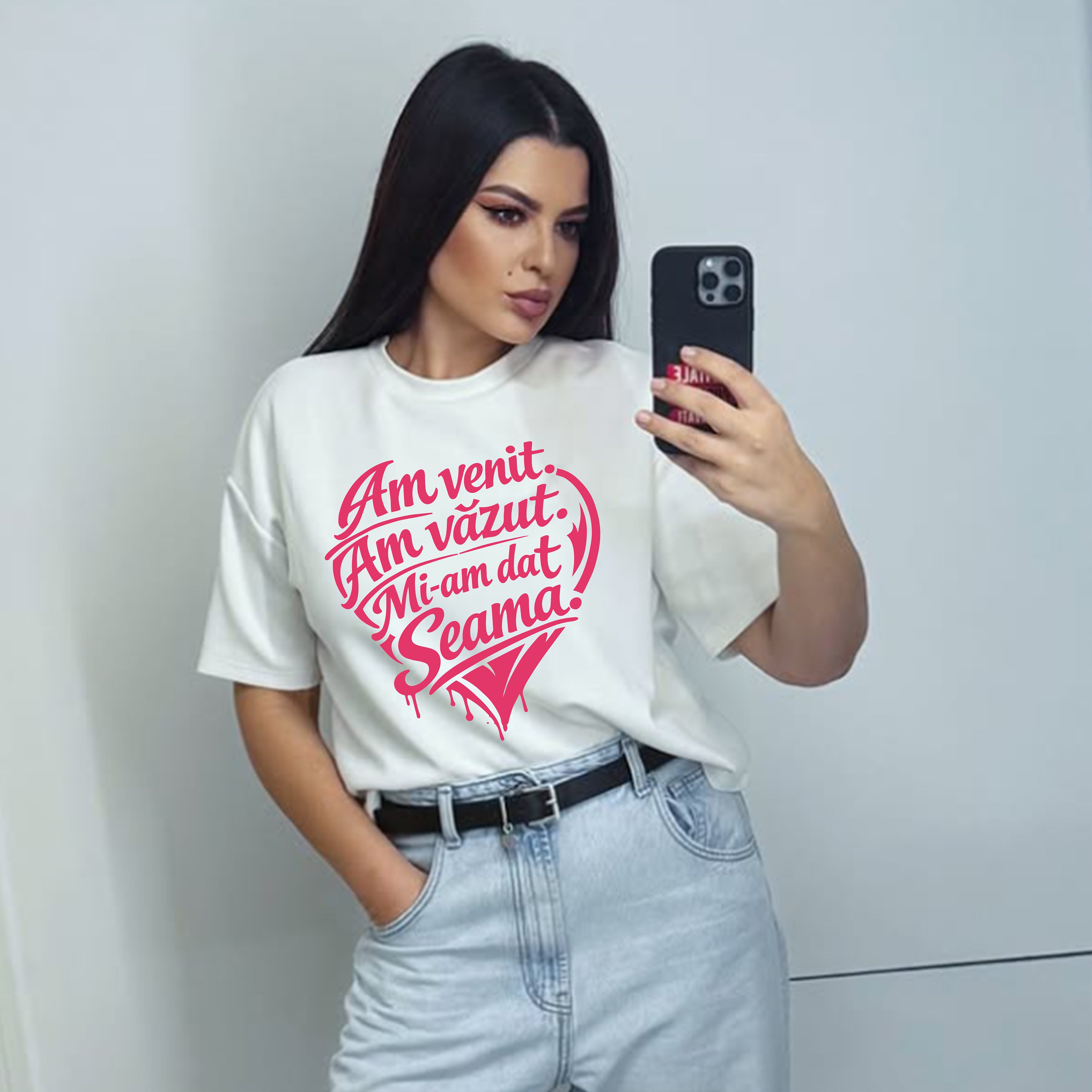 Tricou Oversized Premium Unisex ACADELIA personalizat de la TSF