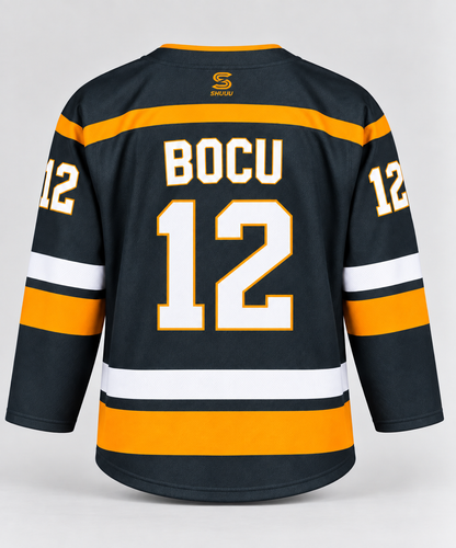 Tricou hochei Florian Alexandru Bocu Corona Brașov, spate cu numărul 12