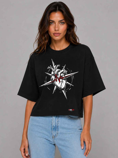 Tricou Crop Damă CCV